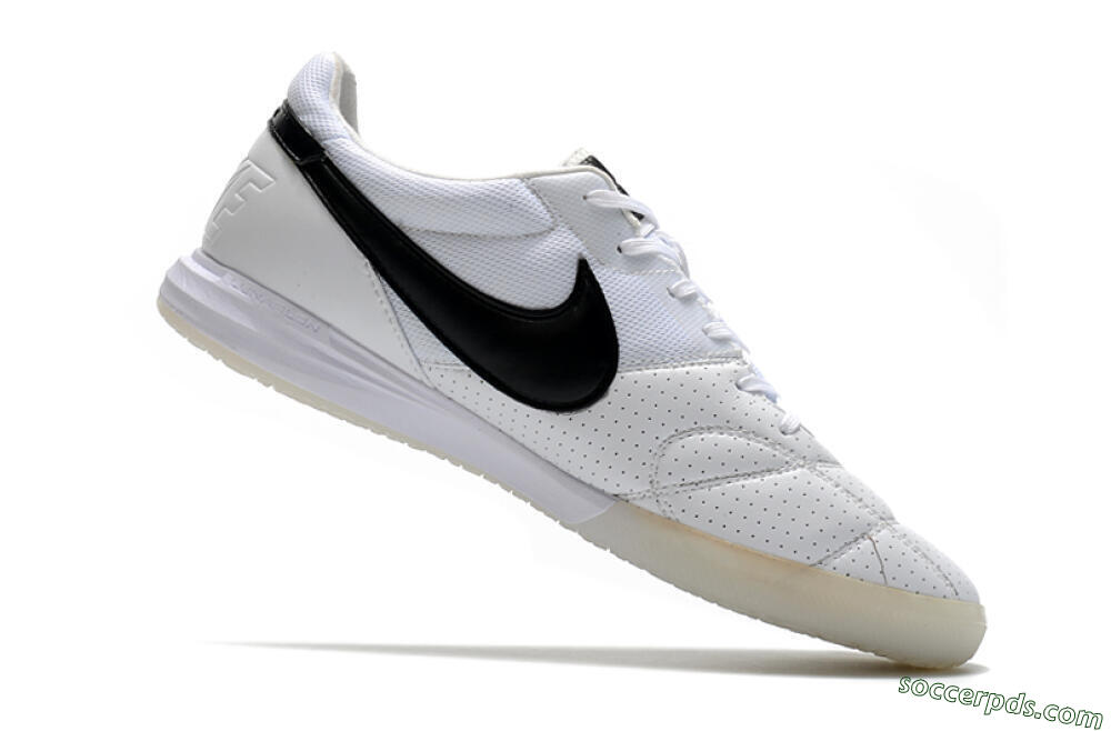 Nike Premier 2 Sala IC Low-Tops Football Shoes - White/Black 4