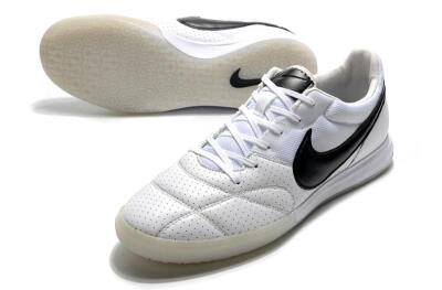 Nike Premier 2 Sala IC Low-Tops Football Shoes - White/Black