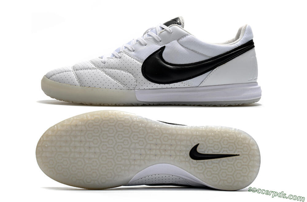 Nike Premier 2 Sala IC Low-Tops Football Shoes - White/Black 0