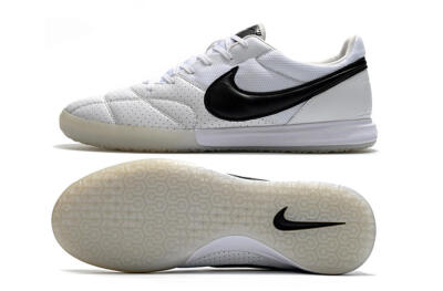 Nike Premier 2 Sala IC Low-Tops Football Shoes - White/Black