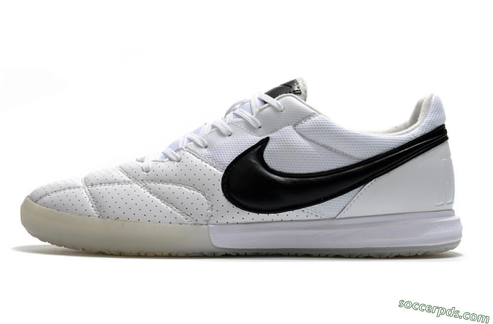 Nike Premier 2 Sala IC Low-Tops Football Shoes - White/Black 2