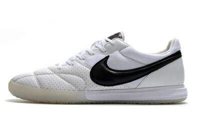 Nike Premier 2 Sala IC Low-Tops Football Shoes - White/Black