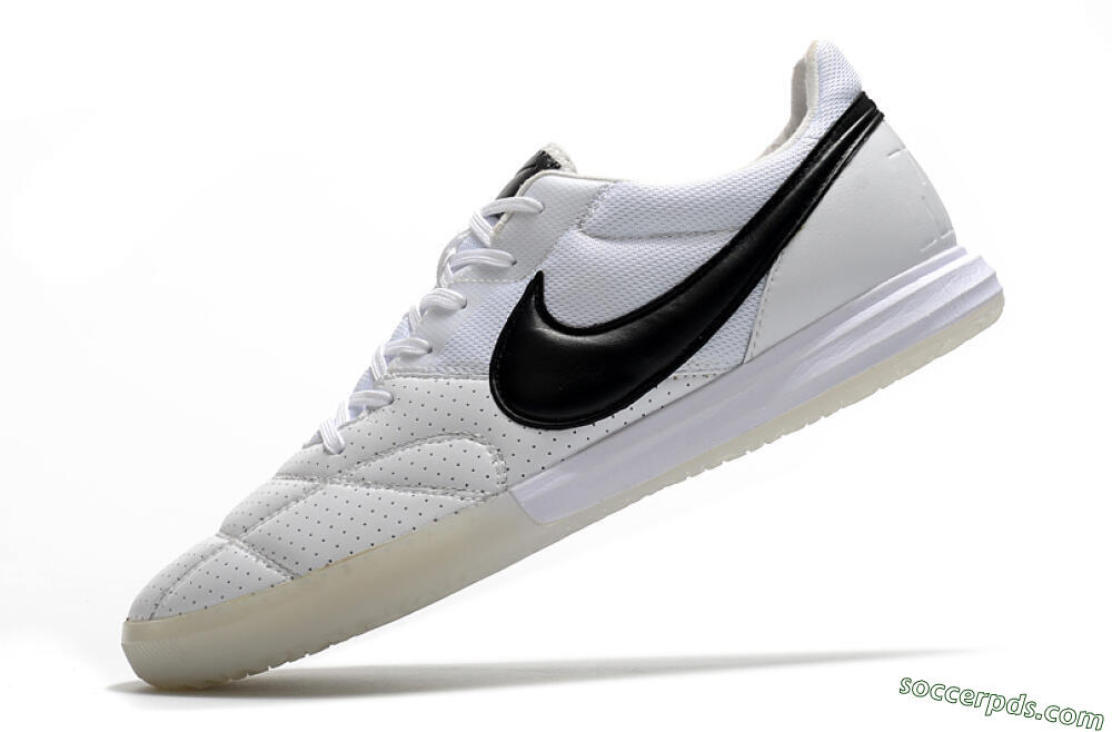 Nike Premier 2 Sala IC Low-Tops Football Shoes - White/Black 5