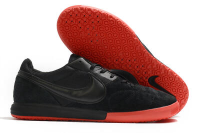 Nike Premier 2 Sala IC Low-Tops Football Shoes - Black/Red