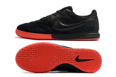 Nike Premier 2 Sala IC Low-Tops Football Shoes - Black/Red