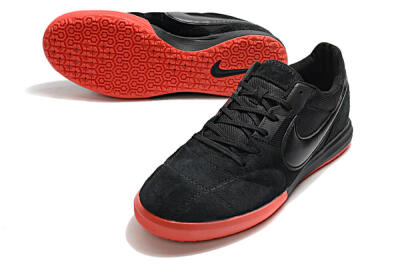 Nike Premier 2 Sala IC Low-Tops Football Shoes - Black/Red