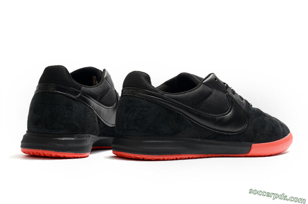 Nike Premier 2 Sala IC Low-Tops Football Shoes - Black/Red 6