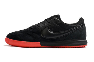 Nike Premier 2 Sala IC Low-Tops Football Shoes - Black/Red