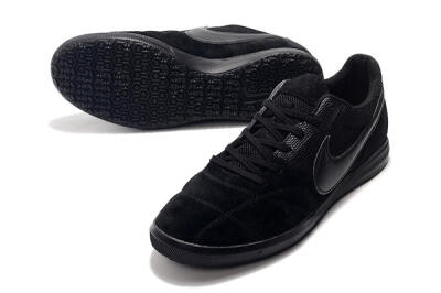 Nike Premier 2 Sala IC Low-Tops Football Shoes - Black/Black
