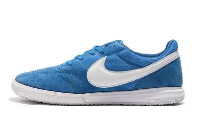 Nike Premier 2 Sala IC Low-Tops Football Shoes - Blue/White