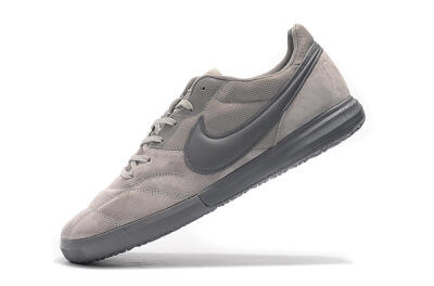 Nike Premier 2 Sala IC Low-Tops Football Shoes - Grey/Grey
