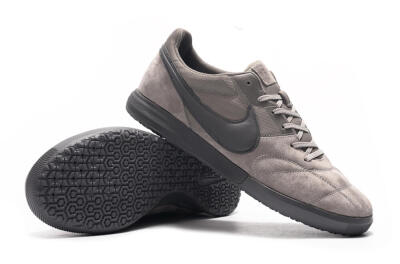 Nike Premier 2 Sala IC Low-Tops Football Shoes - Grey/Grey