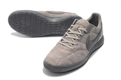 Nike Premier 2 Sala IC Low-Tops Football Shoes - Grey/Grey