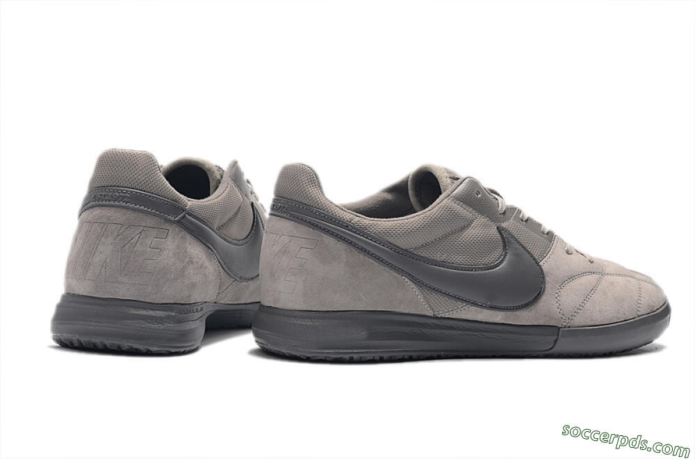 Nike Premier 2 Sala IC Low-Tops Football Shoes - Grey/Grey 9