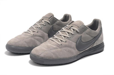 Nike Premier 2 Sala IC Low-Tops Football Shoes - Grey/Grey