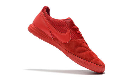 Nike Premier 2 Sala IC Low-Tops Football Shoes - Red/Red