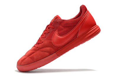 Nike Premier 2 Sala IC Low-Tops Football Shoes - Red/Red