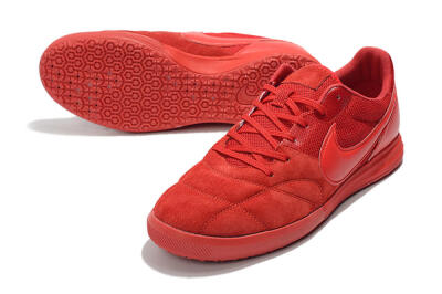 Nike Premier 2 Sala IC Low-Tops Football Shoes - Red/Red