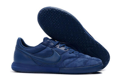 Nike Premier 2 Sala IC Low-Tops Football Shoes - Blue/Blue