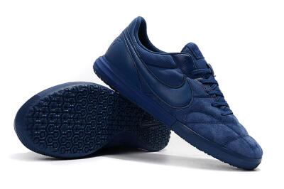Nike Premier 2 Sala IC Low-Tops Football Shoes - Blue/Blue