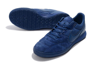 Nike Premier 2 Sala IC Low-Tops Football Shoes - Blue/Blue