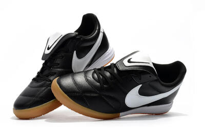 Nike Premier 2 Sala IC Low-Tops Football Shoes - Black/White/Brown