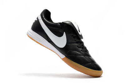 Nike Premier 2 Sala IC Low-Tops Football Shoes - Black/White/Brown