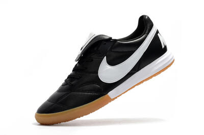 Nike Premier 2 Sala IC Low-Tops Football Shoes - Black/White/Brown