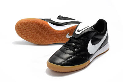 Nike Premier 2 Sala IC Low-Tops Football Shoes - Black/White/Brown