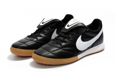 Nike Premier 2 Sala IC Low-Tops Football Shoes - Black/White/Brown