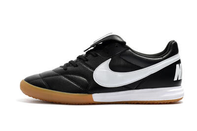 Nike Premier 2 Sala IC Low-Tops Football Shoes - Black/White/Brown