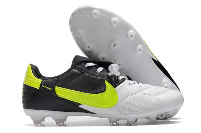 Nike The Premier 3 FG Low-Tops Football Boots - White/Yellow/Black