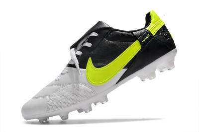 Nike The Premier 3 FG Low-Tops Football Boots - White/Yellow/Black