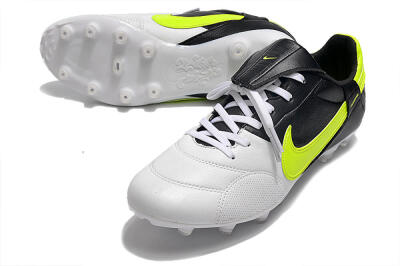 Nike The Premier 3 FG Low-Tops Football Boots - White/Yellow/Black