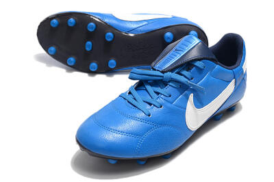 Nike The Premier 3 FG Low-Tops Football Boots - Blue/White/Black