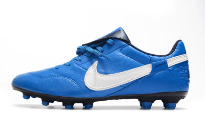 Nike The Premier 3 FG Low-Tops Football Boots - Blue/White/Black