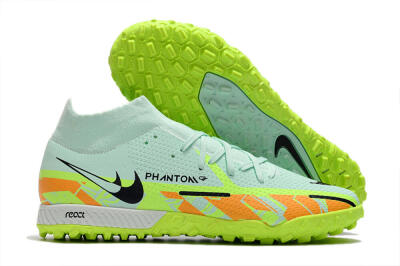 Nike Phantom GT Pro TF High-Tops Football Shoes - Jade/Yellow/Orange/Black