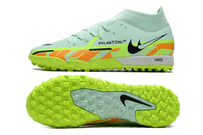 Nike Phantom GT Pro TF High-Tops Football Shoes - Jade/Yellow/Orange/Black