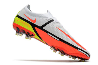 Nike Phantom GT Elite AG Low-Tops Football Boots - White/Black/Red/Yellow
