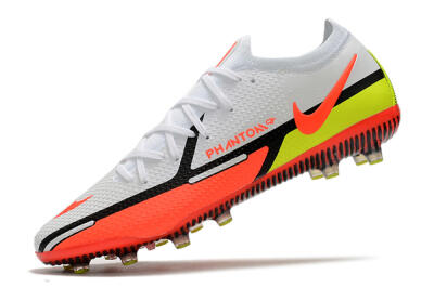 Nike Phantom GT Elite AG Low-Tops Football Boots - White/Black/Red/Yellow