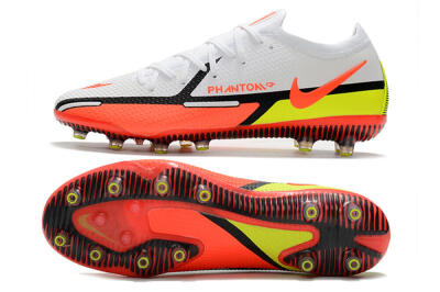 Nike Phantom GT Elite AG Low-Tops Football Boots - White/Black/Red/Yellow