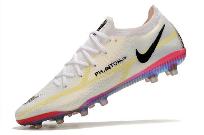 Nike Phantom GT Elite AG Low-Tops Football Boots - White/Gold/Black