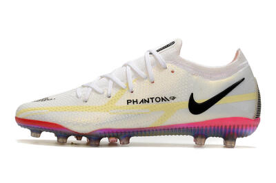 Nike Phantom GT Elite AG Low-Tops Football Boots - White/Gold/Black