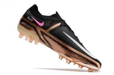 Nike Phantom GT Elite AG Low-Tops Football Boots - Gold/Black/White