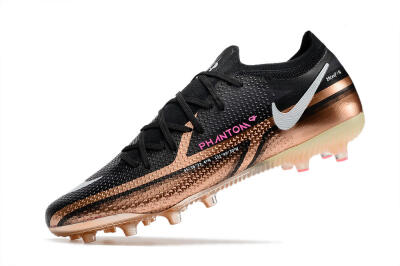 Nike Phantom GT Elite AG Low-Tops Football Boots - Gold/Black/White