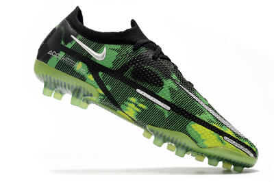 Nike Phantom GT Elite AG Low-Tops Football Boots - Green/Yellow/Black/Silver