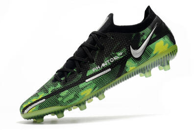 Nike Phantom GT Elite AG Low-Tops Football Boots - Green/Yellow/Black/Silver