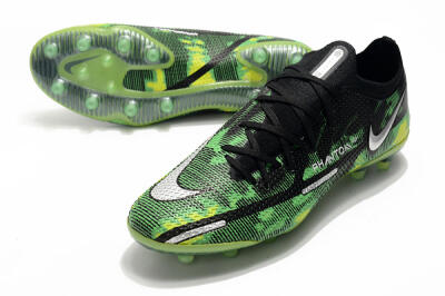 Nike Phantom GT Elite AG Low-Tops Football Boots - Green/Yellow/Black/Silver