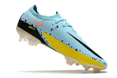 Phantom GT 2 Elite FG Low-Tops Football Boots - Blue/Yellow/Pink