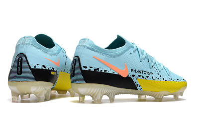 Phantom GT 2 Elite FG Low-Tops Football Boots - Blue/Yellow/Pink